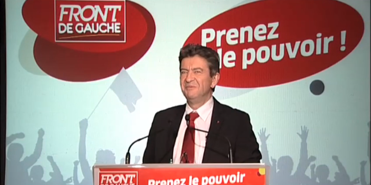 Voeux 2012 de Jean-Luc Mélenchon, candidat du Front de Gauche