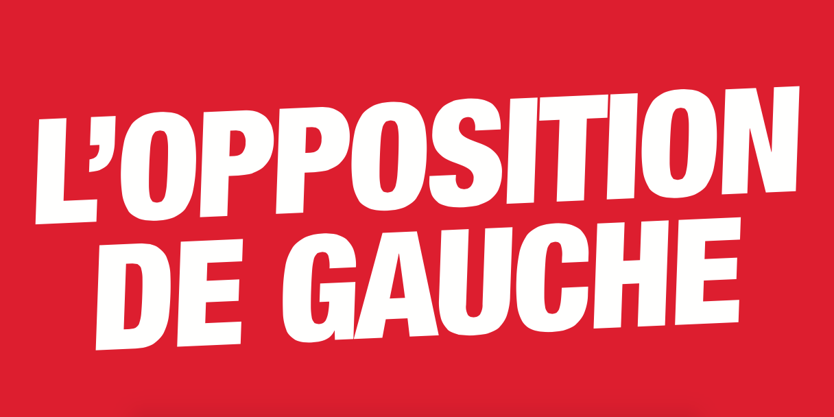 Un label qui fait peur : opposition de gauche