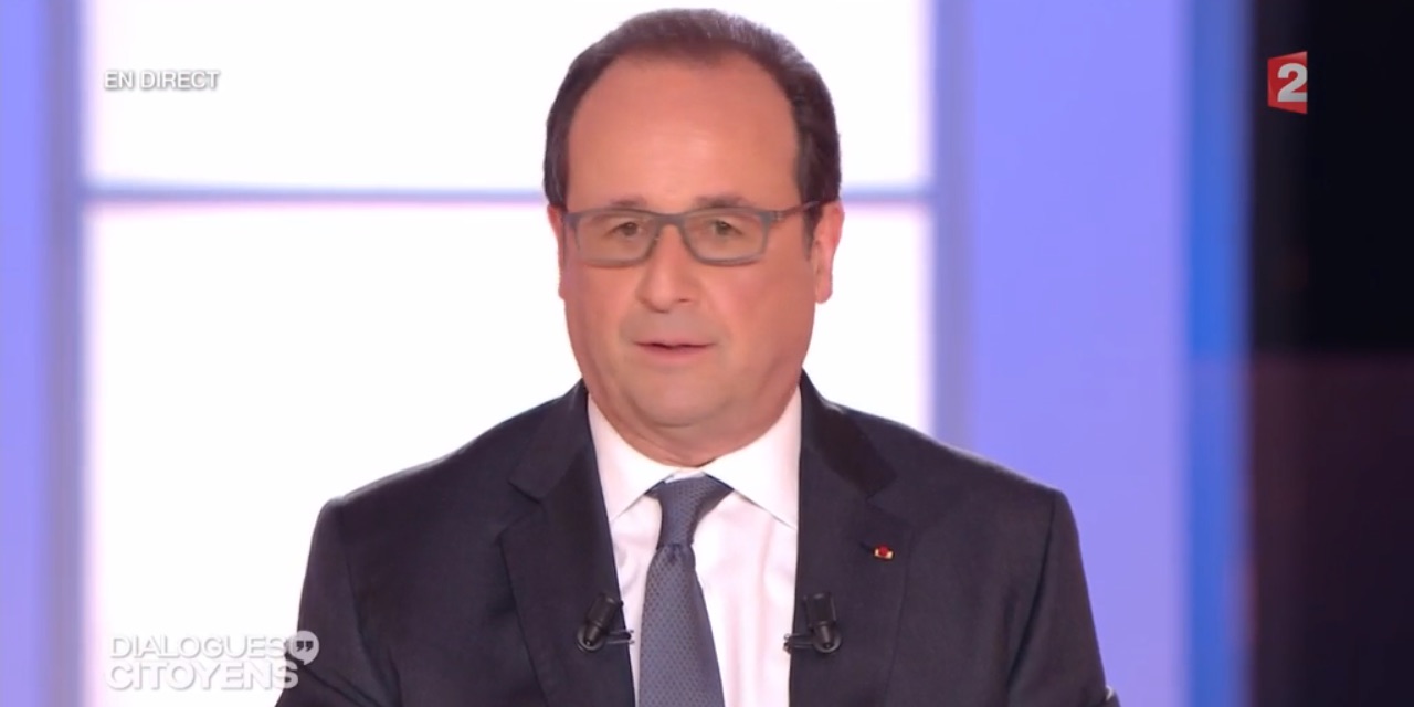 Il paraît que Hollande était à la télé ! A quoi bon en parler ?