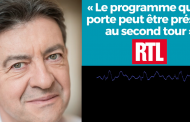 « Le programme que je porte peut être présent au second tour »