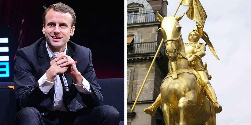 Gaité politique : la sainte et le Macron 2017