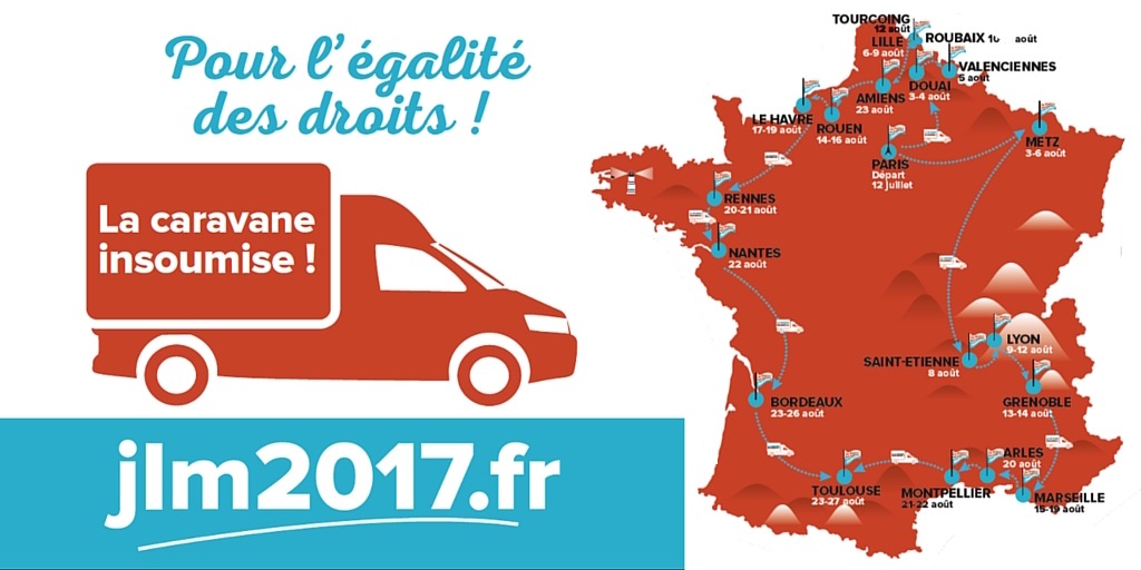 Une caravane insoumise pour l'égalité des droits