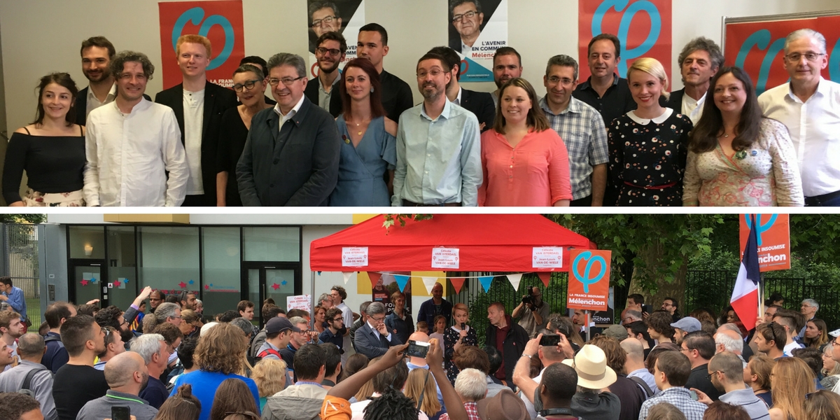 Journée de soutien aux candidats de la France insoumise dans le Nord