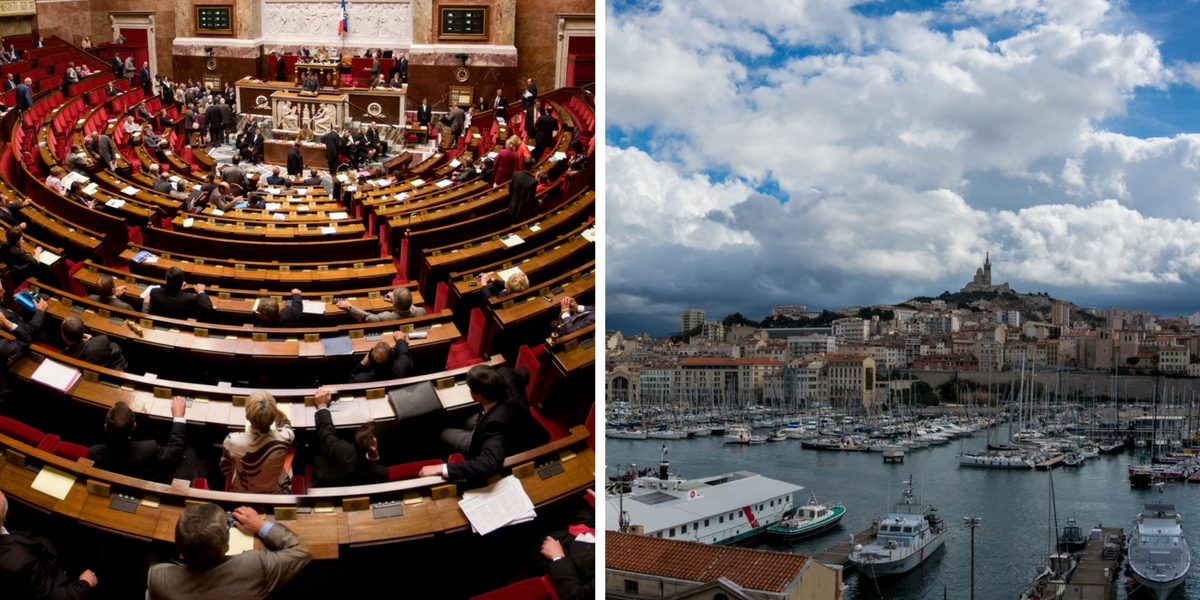 Entre Marseille et l'Assemblée nationale