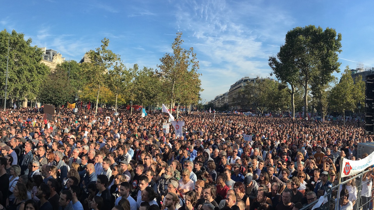 La marche du peuple et la diversion