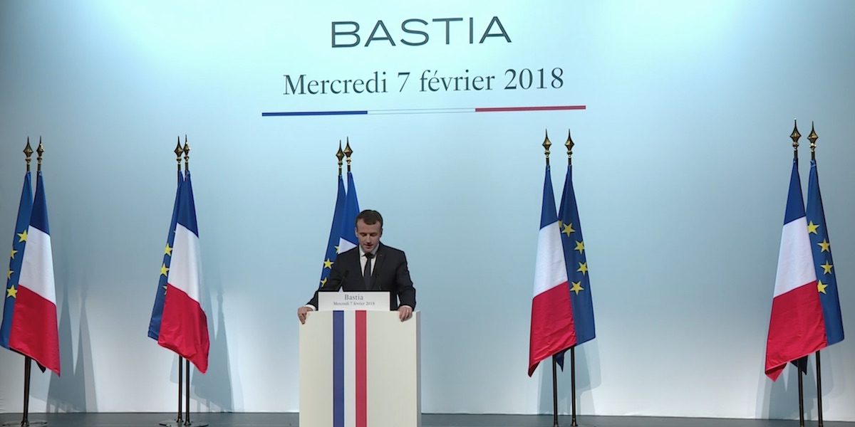 La Corse, Macron, la République