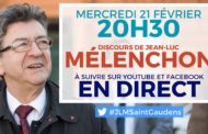 EN DIRECT – Réunion publique de Jean-Luc Mélenchon à Saint-Gaudens