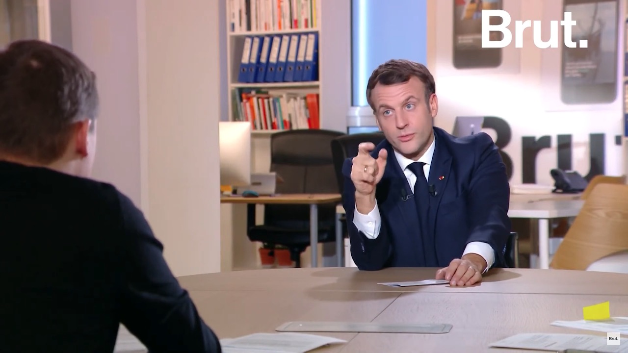 La semaine « Brut ». Macron annonce qu'il s'en ira ?